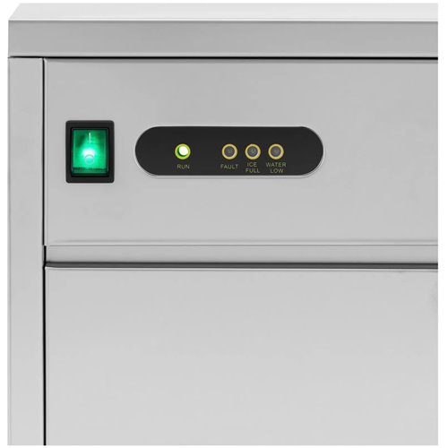 Commercial Bullet Ice Machine 25kg/24h 5kg Bin 330x503x607mm | Stalwart DA-ZB25