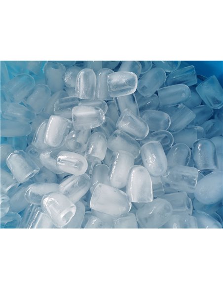 Commercial Bullet Ice Machine 50kg/24h 15kg Bin 398x512x786mm | Stalwart DA-ZB50A