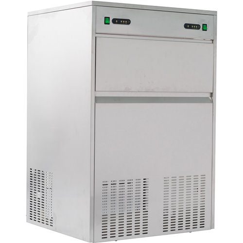 Commercial Bullet Ice Machine 120kg/24h 55kg Bin 682x610x1050mm | Stalwart DA-ZB120