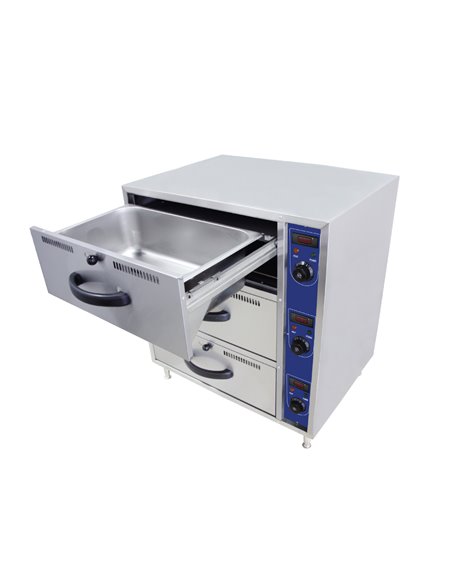 291014 - Food Warmer Drawer with 3 Drawers (Dry Heat)