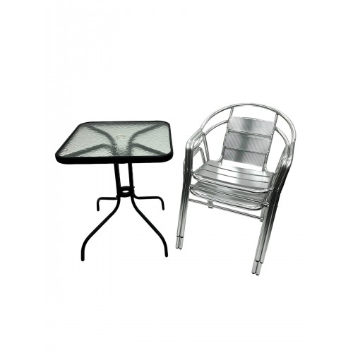 Aluminium Garden Patio Set – Square...