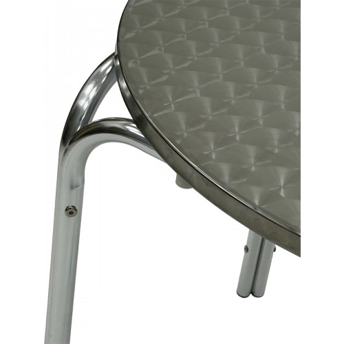 Aluminium Bistro Set for Four – Round...