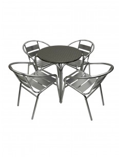 Aluminium Bistro Set for... 2