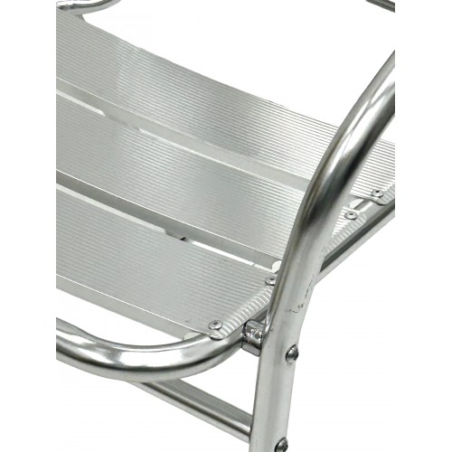 Aluminium Bistro Set for Four – Round...