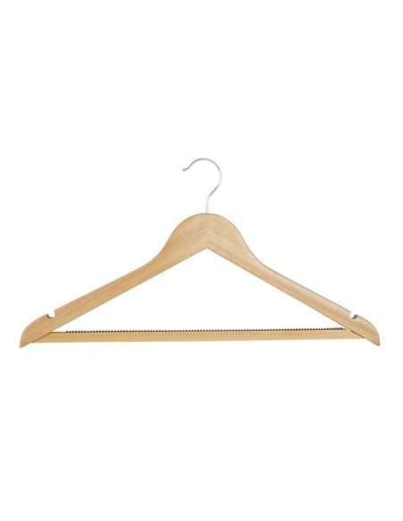 Natural Wooden Clothing Hangers (Pack of 20)