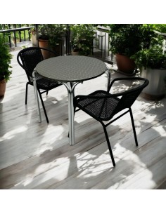 Black Rattan Balcony...
