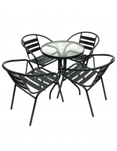 Black Garden Patio Set –... 2