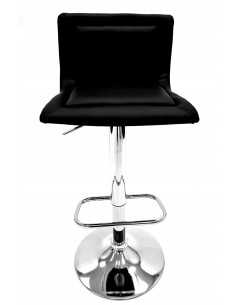 Black Leather Bar Stools 2