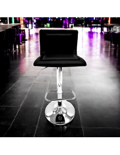 Black Leather Bar Stools