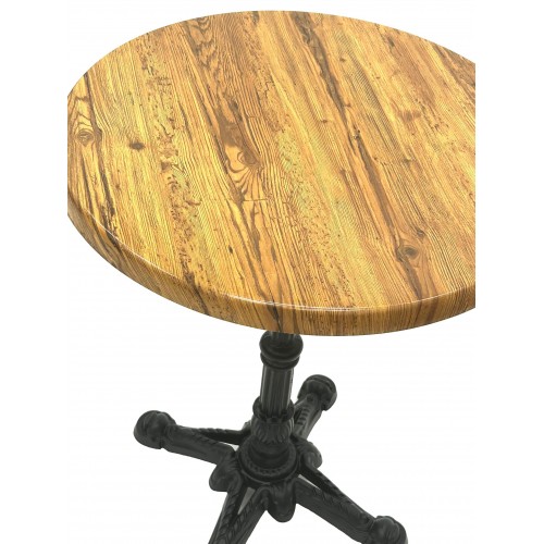 Estoril Bistro Table with Aged Pine Top