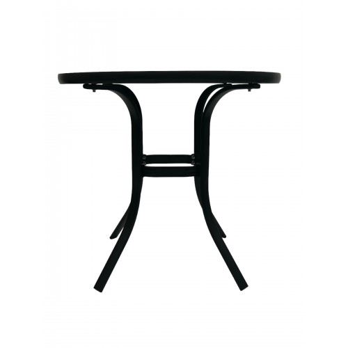 80cm Round Brown Garden Dining Table