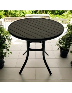 80cm Round Brown Garden...