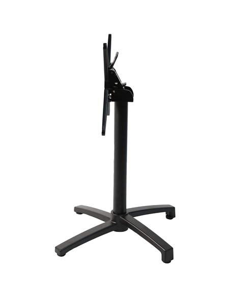 Black Decorative Aluminum Table Base 720mm Standard Height | Stalwart DA-F011