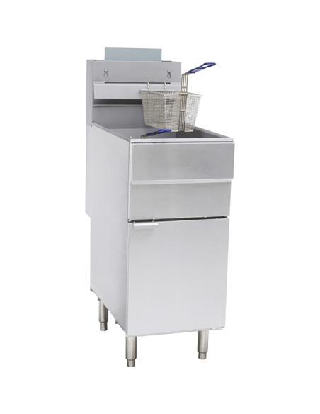 Commercial Gas Tube Fryer 20L Free Standing 26.4kW | DA-GF90