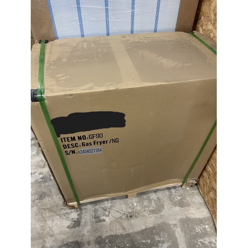 A GRADE Commercial Gas Tube Fryer 20L...