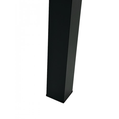 80cm Square Black Bistro Table