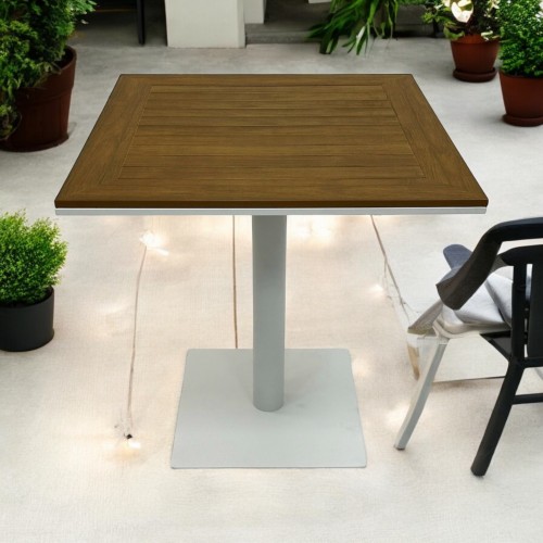 Square Pedestal Bistro Table – 70cm x...