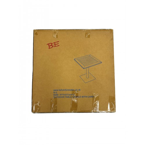 Square Pedestal Bistro Table – 70cm x...