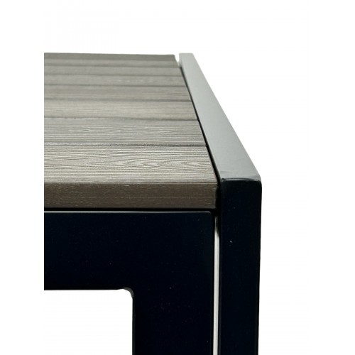 80cm Square Brown Garden Table