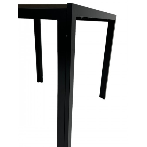 80cm Square Brown Garden Table