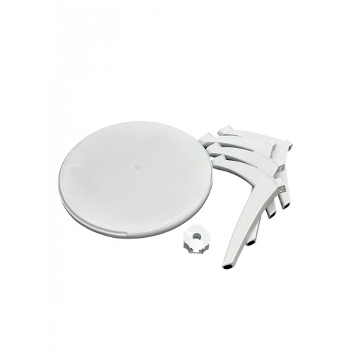 Round White Patio Table