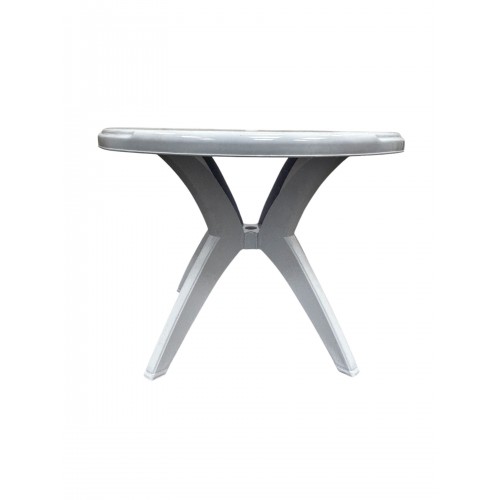 Round White Patio Table