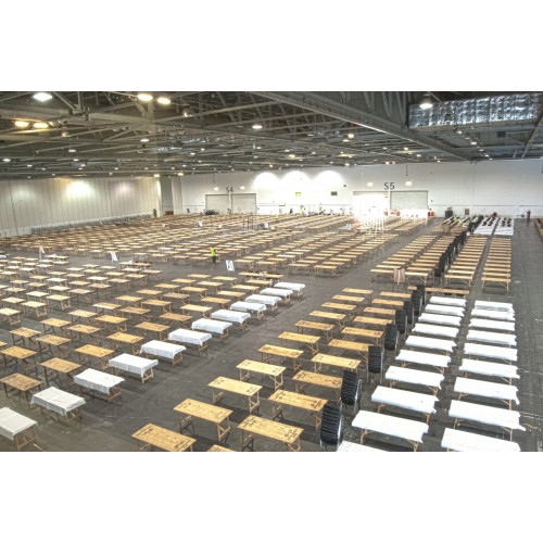 6′ x 2’6″ Wooden Trestle Table