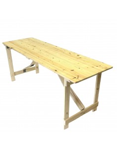6ft x 2ft Trestle Table 2