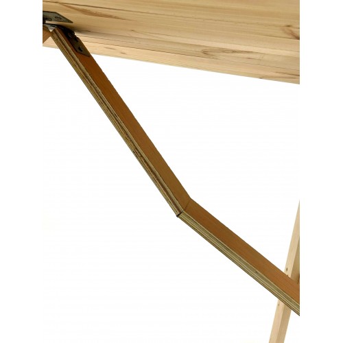 4ft x 2’6” Wooden Trestle Table