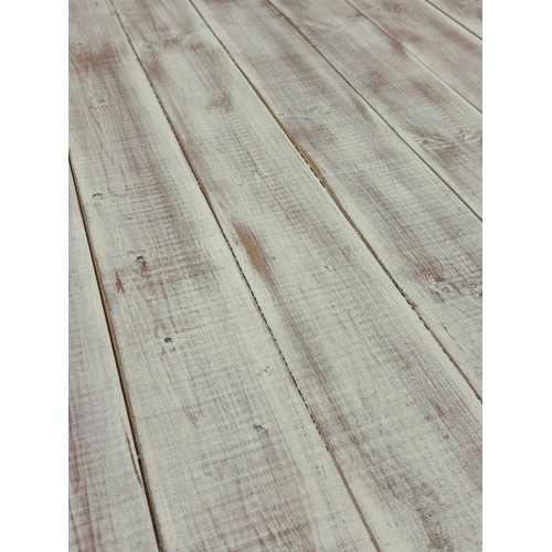 Distressed Limewash 6ft Trestle Table