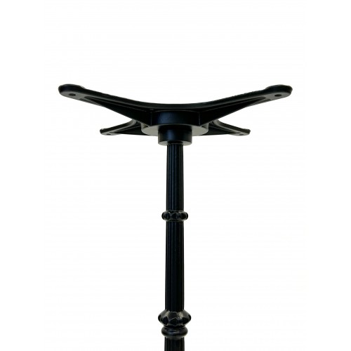 Black Cast Iron High Table Base