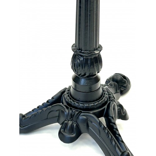 Black Cast Iron High Table Base
