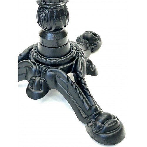 Black Cast Iron High Table Base