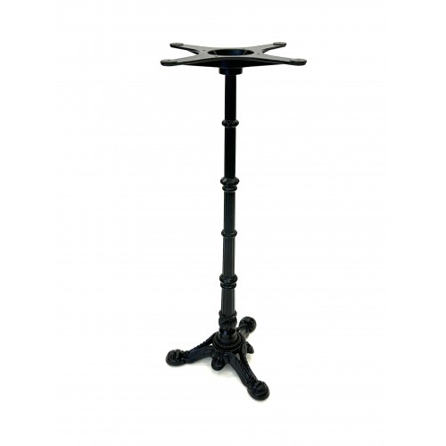 Black Cast Iron High Table Base
