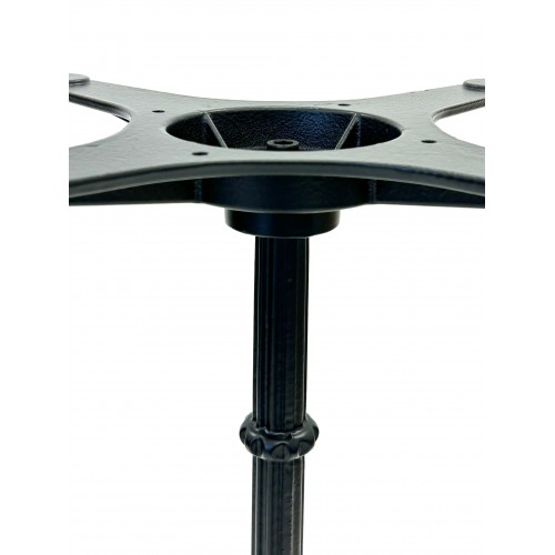 Black Cast Iron High Table Base