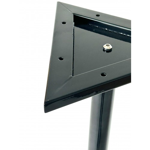 Black Metal High Table Base