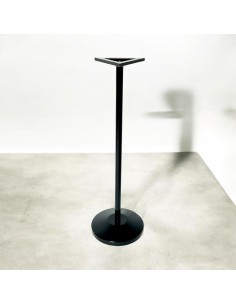 Black Metal High Table Base