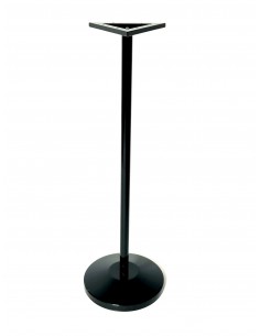 Black Metal High Table Base 2