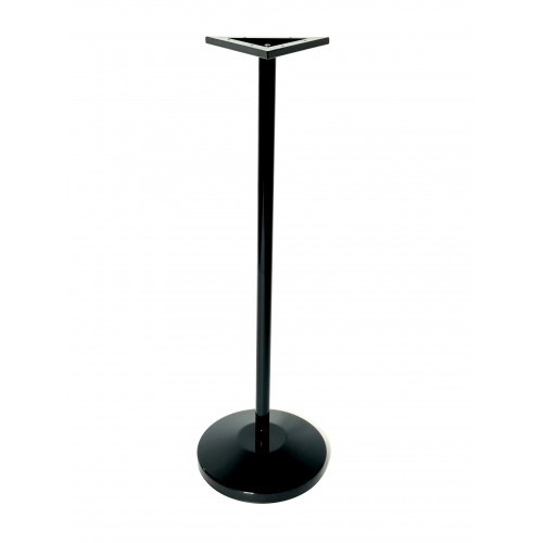Black Metal High Table Base