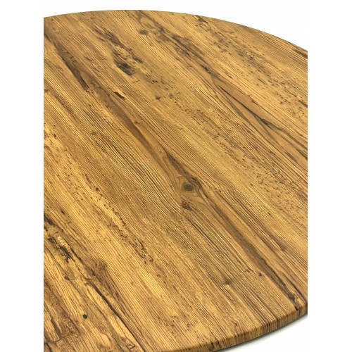 Aged Pine Effect Round Table Tops –...