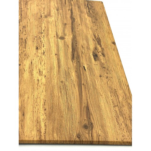 Aged Pine Effect Square Table Tops –...