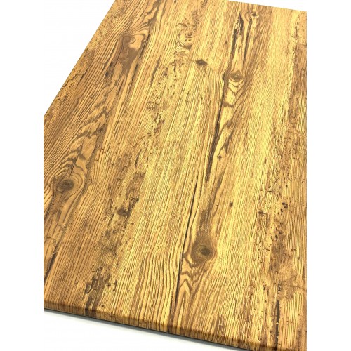 Aged Pine Effect Square Table Tops –...