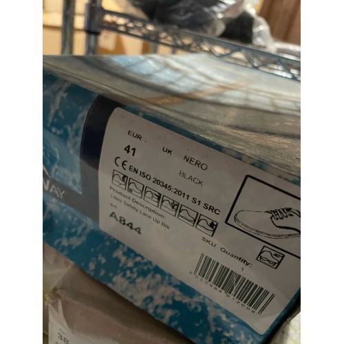 Lites Safety Lace Up Black Safety...