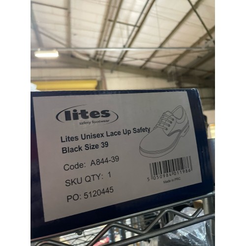A GRADE Lites Safety Lace Up Black 39