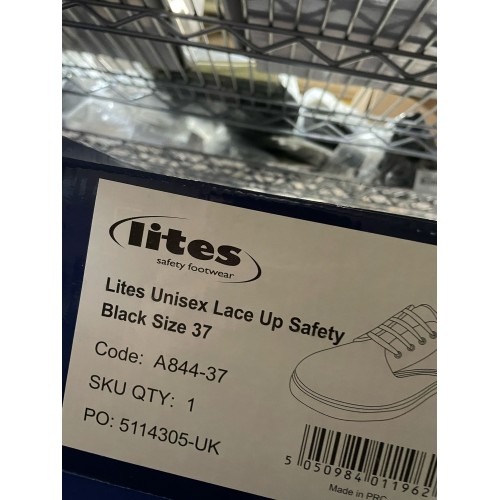 A GRADE Lites Safety Lace Up Black 37