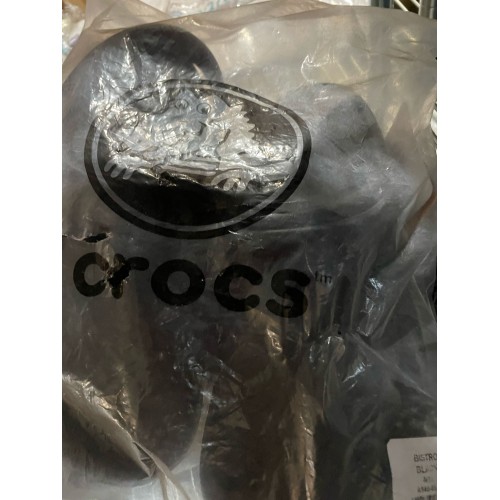 A GRADE Crocs Black Bistro Clogs 455