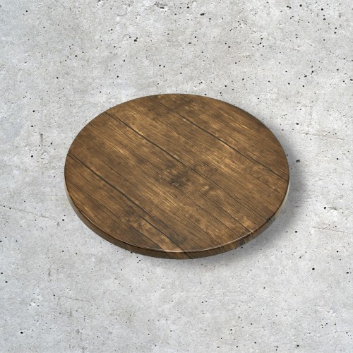 Dark Oak Effect Tops – 70 cm Diameter