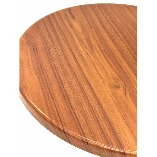 Mid-Wood Effect Round Table Tops – 60...