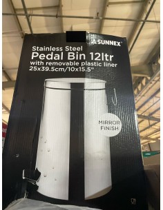 SUNNEX SS PEDAL BIN 12LTR...