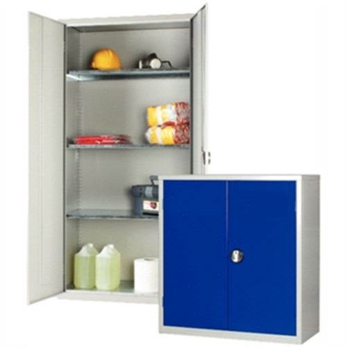 Standard Cupboard Grey 3 Shelves